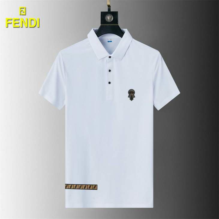 Picture of Fendi Polo Shirts Short _SKUFendiM-3XL12yx0128183